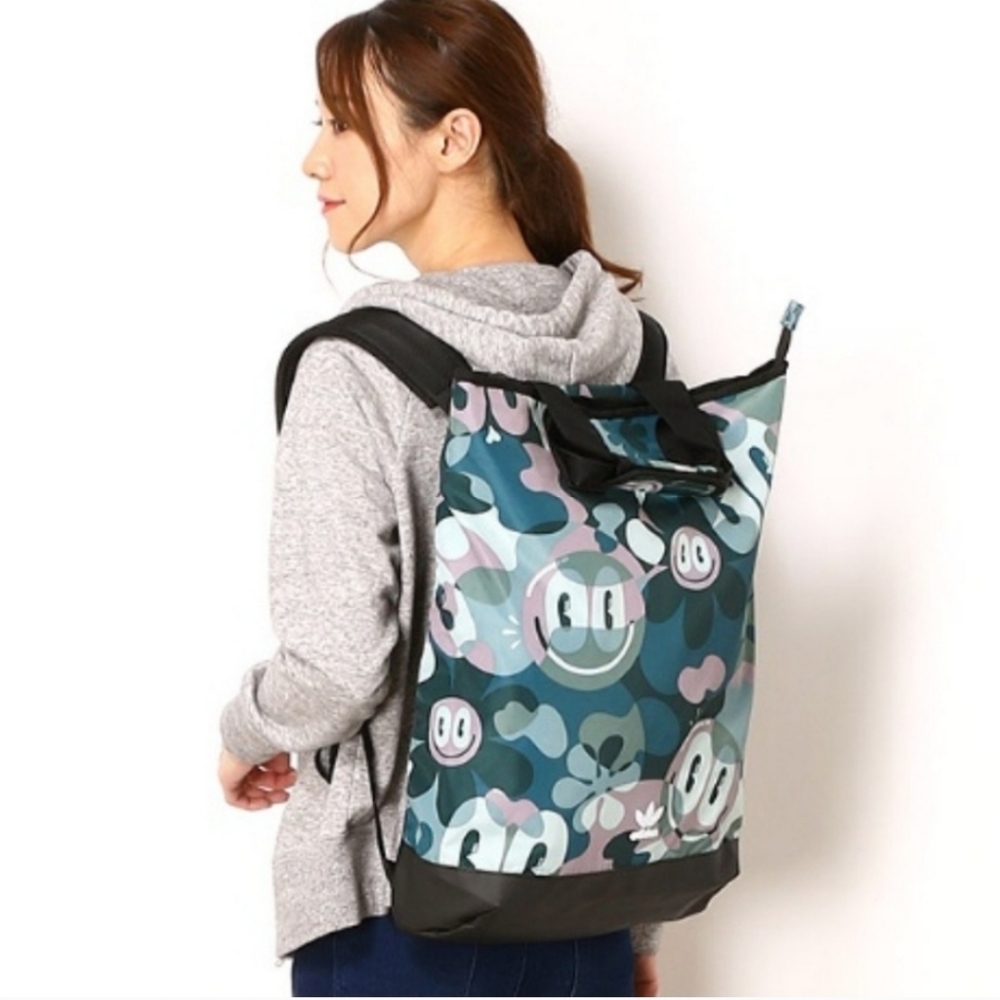 NEW Adidas Hattie Stewart Camouflage Collab Bucket Backpack RARE